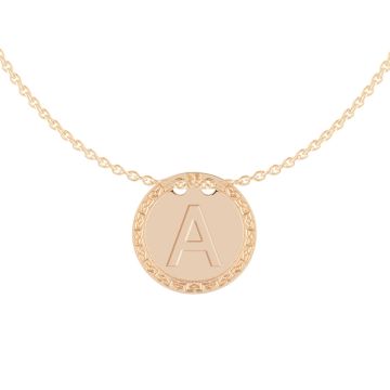 My Life necklace in gold letter Z