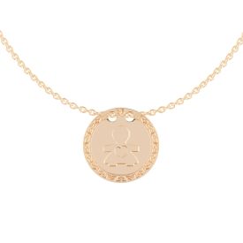 My Life gold necklace with Little Girl symbol