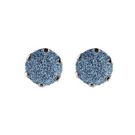Orecchini Jolie copriforo con sfera piccola con microdiamanti