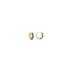 Orecchini Jolie a cerchio mini con microdiamanti